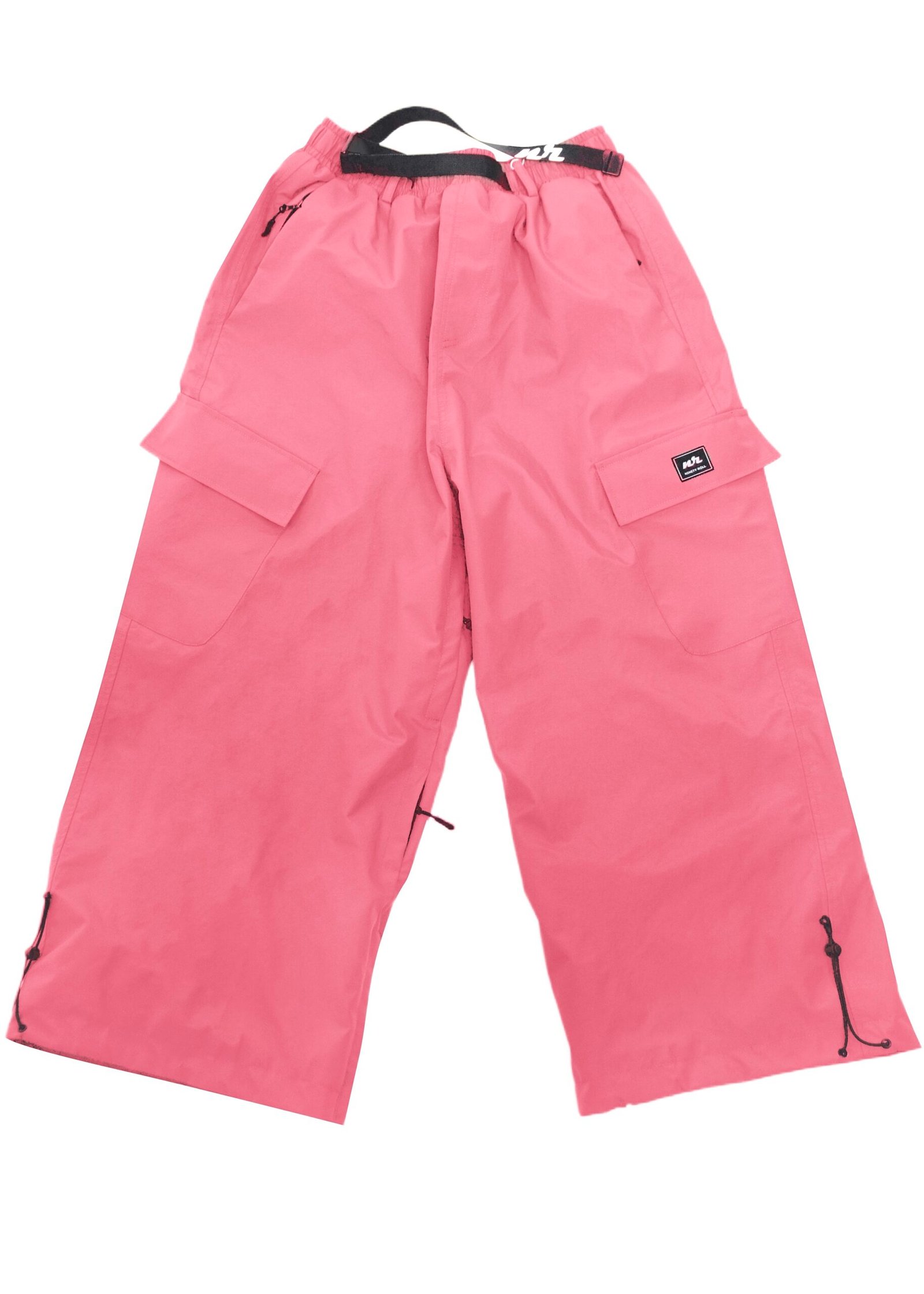 DOWNTOWN CARGO BAGGY SNOW PANTS -PINK