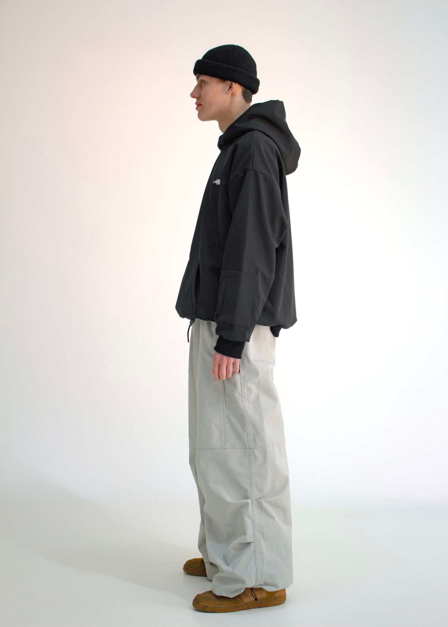 PINNACEL WIDE CUT SNOWPANTS – LIGHT GREY