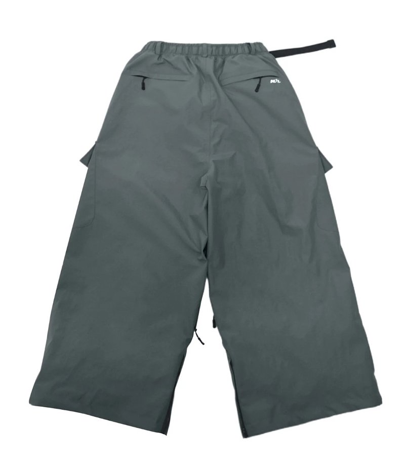 DOWNTOWN CARGO BAGGY SNOW PANTS- DARK GREY