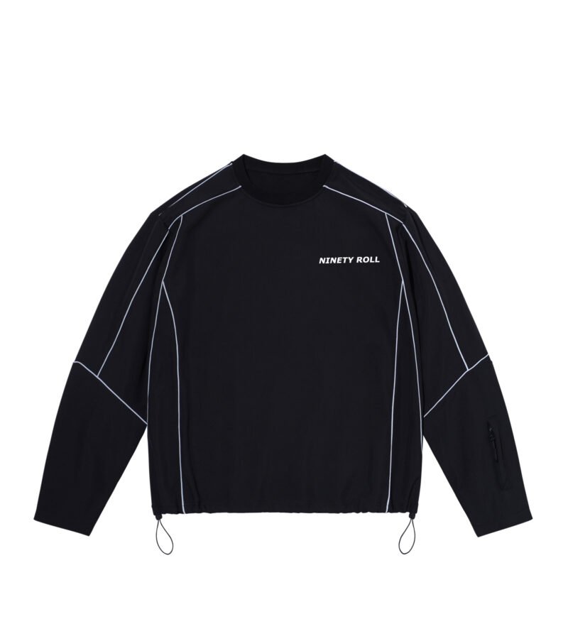 APEX LINE 15K SNOW CREWNECK | BLACK