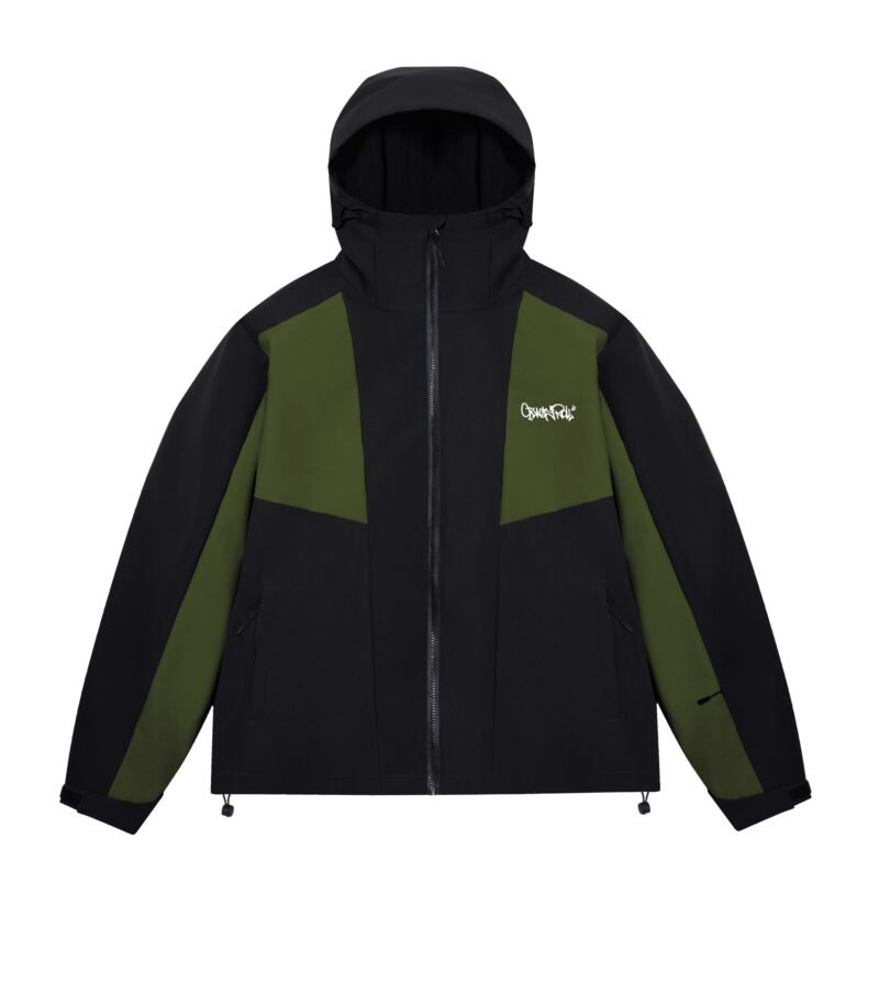 TWIN LINE 30K SNOW JACKET | BLACK GREEN