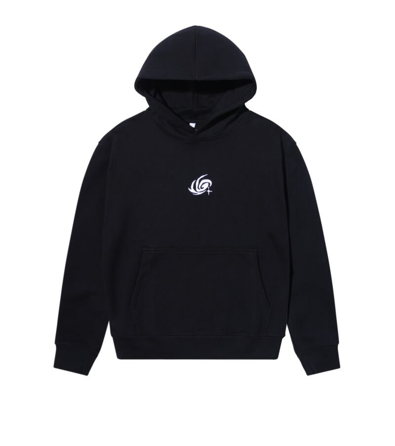 COTTON COLDLINE HOODIE – BLACK